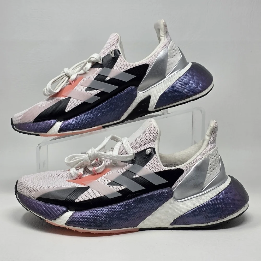 Adidas Crystal White Style FW9318 Grade School X9000L4 Youth Size 5.5 Pre-owned